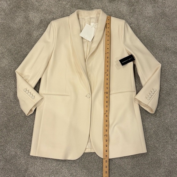The Row Jerry Jacket in Wool Cream Blazer Size 12 NWT - Picture 13 of 16